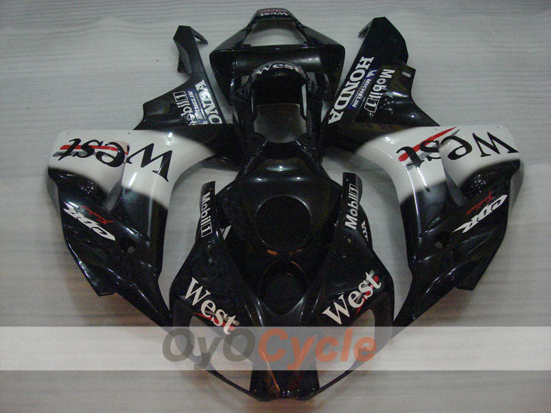 Kit de carénage injecté pour CBR1000RR 06-07 - Blanc, Noir - West #OYO87900653 Image secondaire du produit