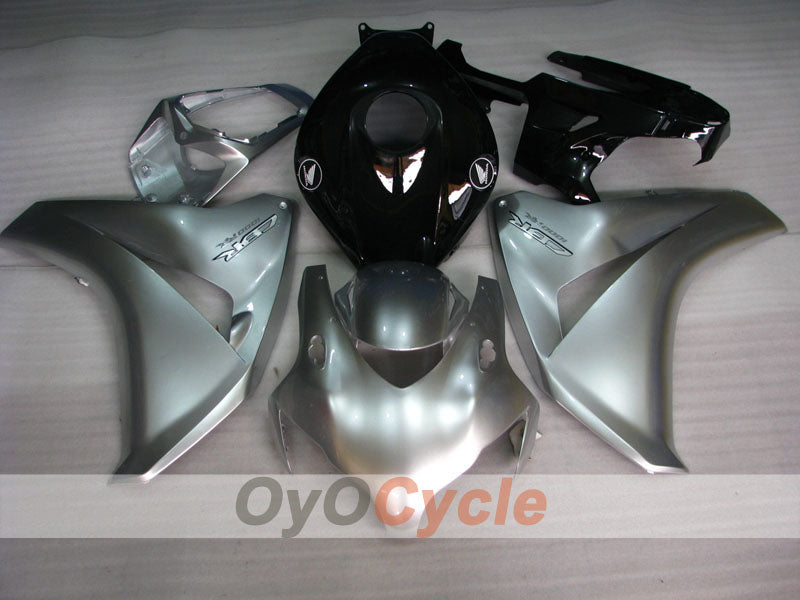 Kit de carénages en injection pour CBR1000RR 08-11 - Noir, Argent - Fireblade #OYO87900680