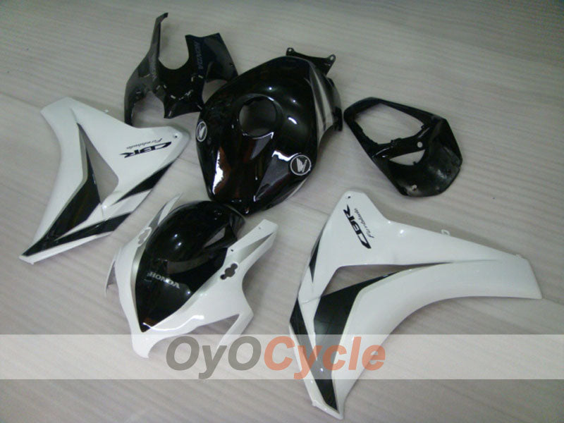 Kit de carénages en injection pour CBR1000RR 08-11 - Blanc, Noir - Fireblade #OYO87900683