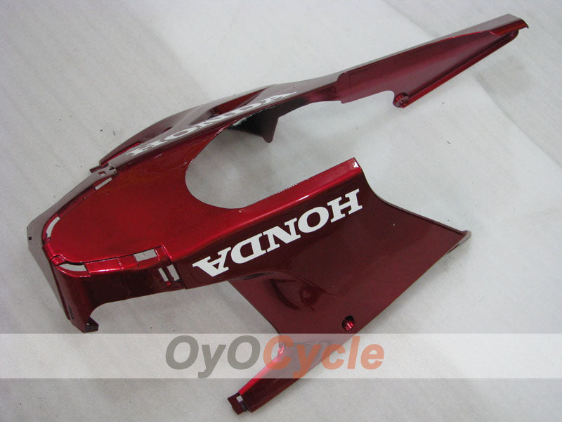 Kit de carénage injecté pour CBR1000RR 08-11 - Rouge, Noir - Flamme #OYO87900684