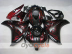 Kit de carénage injecté pour CBR1000RR 08-11 - Rouge, Noir - Flamme #OYO87900684