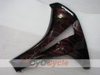 Kit de carénage injecté pour CBR1000RR 08-11 - Rouge, Noir - Flamme #OYO87900684