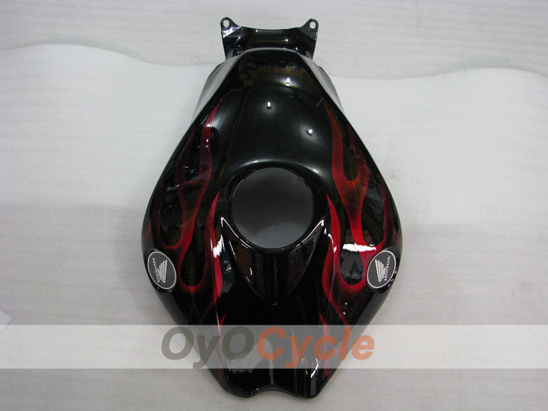 Kit de carénage injecté pour CBR1000RR 08-11 - Rouge, Noir - Flamme #OYO87900684