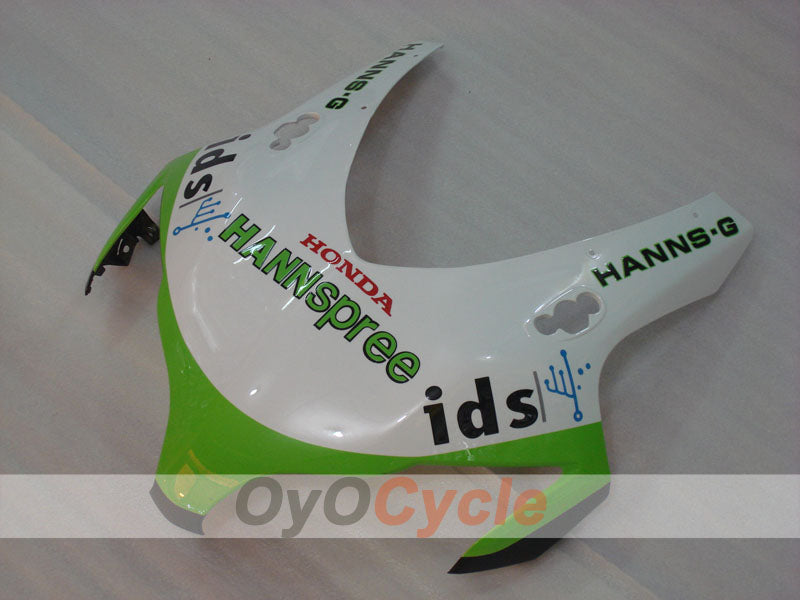 Kit de carénage injecté pour CBR1000RR 08-11 - Vert, Blanc - HANN Spree #OYO87900685