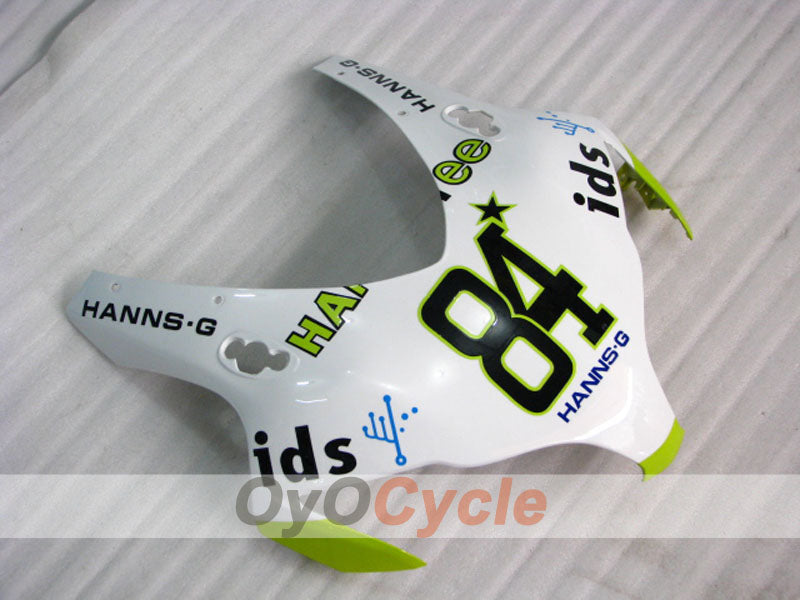 Kit de carénage injecté pour CBR1000RR 08-11 - Blanc, Noir - HANN Spree #OYO87900686