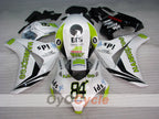 Kit de carénage injecté pour CBR1000RR 08-11 - Blanc, Noir - HANN Spree #OYO87900686
