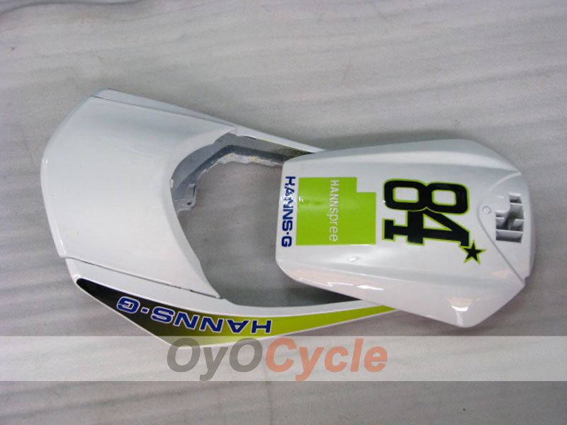Kit de carénage injecté pour CBR1000RR 08-11 - Blanc, Noir - HANN Spree #OYO87900686
