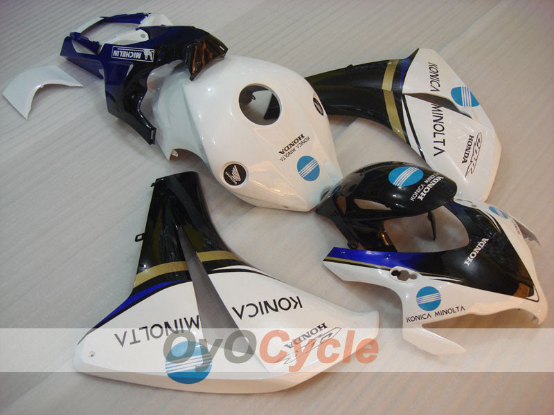 Kit de carénage injecté pour CBR1000RR 08-11 - Blanc, Noir - Konica Minolta #OYO87900693 Image principale du produit