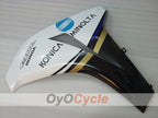Kit de carénage injecté pour CBR1000RR 08-11 - Blanc, Noir - Konica Minolta #OYO87900693