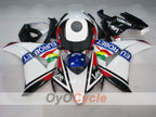 Kit de carénage injecté pour CBR1000RR 08-11 - Blanc, Noir - Eurobet, Lee #OYO87900697