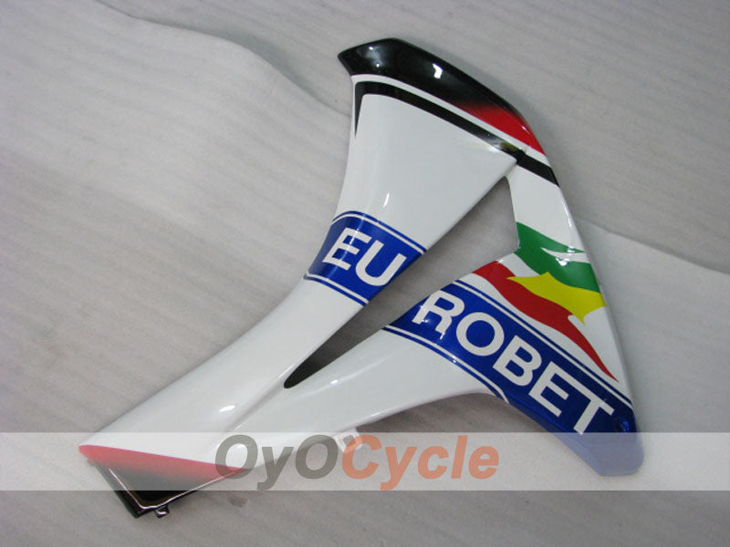 Kit de carénage injecté pour CBR1000RR 08-11 - Blanc, Noir - Eurobet, Lee #OYO87900697