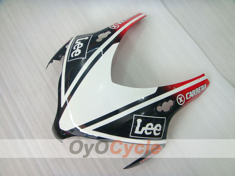 Kit de carénage injecté pour CBR1000RR 08-11 - Blanc, Noir - Eurobet, Lee #OYO87900699