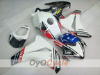 Kit de carénage injecté pour CBR1000RR 08-11 - Blanc, Noir - Eurobet, Lee #OYO87900699