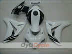 Kit de carénage injecté pour CBR1000RR 08-11 - Blanc, Noir - Style usine #OYO87900706
