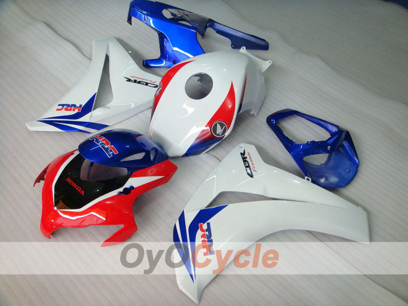 Kit de carénage injecté pour CBR1000RR 08-11 - Bleu, Blanc - Style usine #OYO87900707