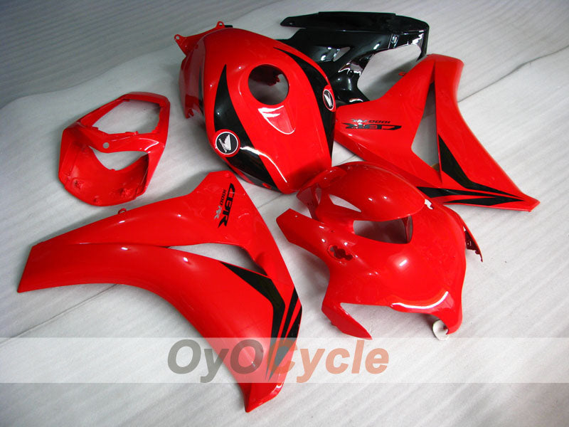 Kit de carénage injecté pour CBR1000RR 08-11 - Rouge, Noir - Style usine #OYO87900708