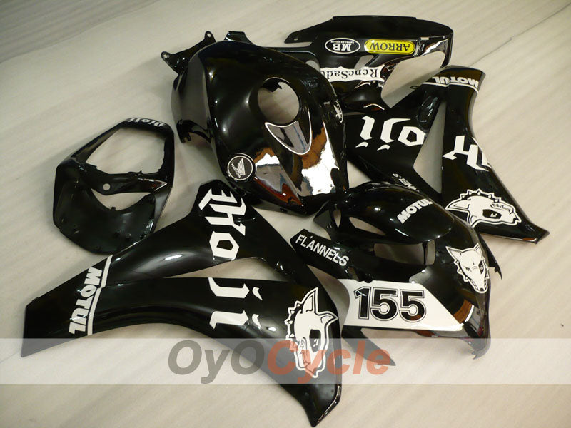 Kit de carénage injecté pour CBR1000RR 08-11 - Blanc, Noir - MOTUL #OYO87900715