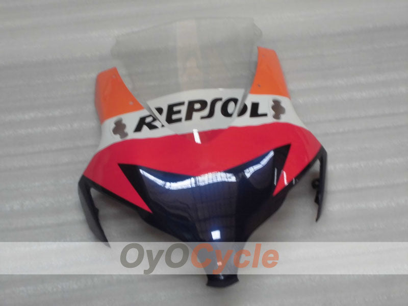 Kit de carénage injecté pour CBR1000RR 08-11 - Orange, Noir - Repsol #OYO87900721