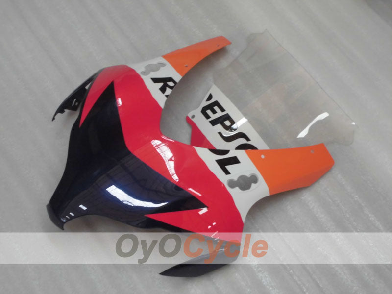 Kit de carénage injecté pour CBR1000RR 08-11 - Orange, Noir - Repsol #OYO87900721