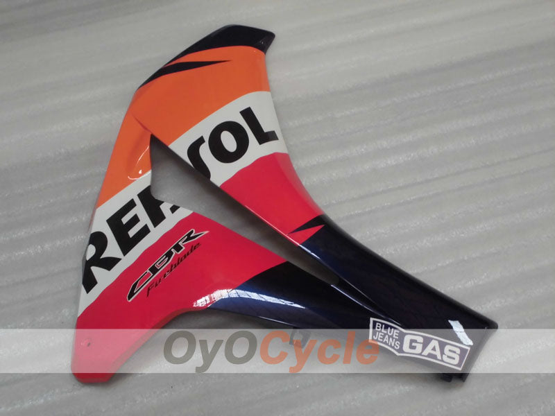 Kit de carénage injecté pour CBR1000RR 08-11 - Orange, Noir - Repsol #OYO87900721