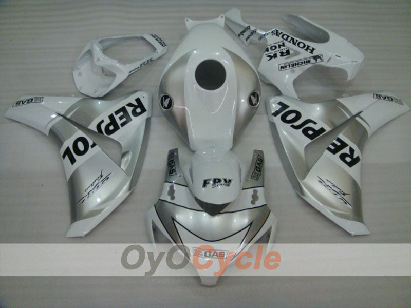 Kit de carénage injecté pour CBR1000RR 08-11 - Blanc, argenté - Repsol #OYO87900722 Image secondaire du produit