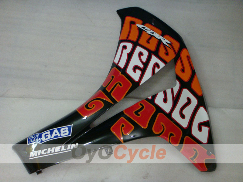 Kit de carénage injecté pour CBR1000RR 08-11 - Orange, noir - Rossi #OYO87900725