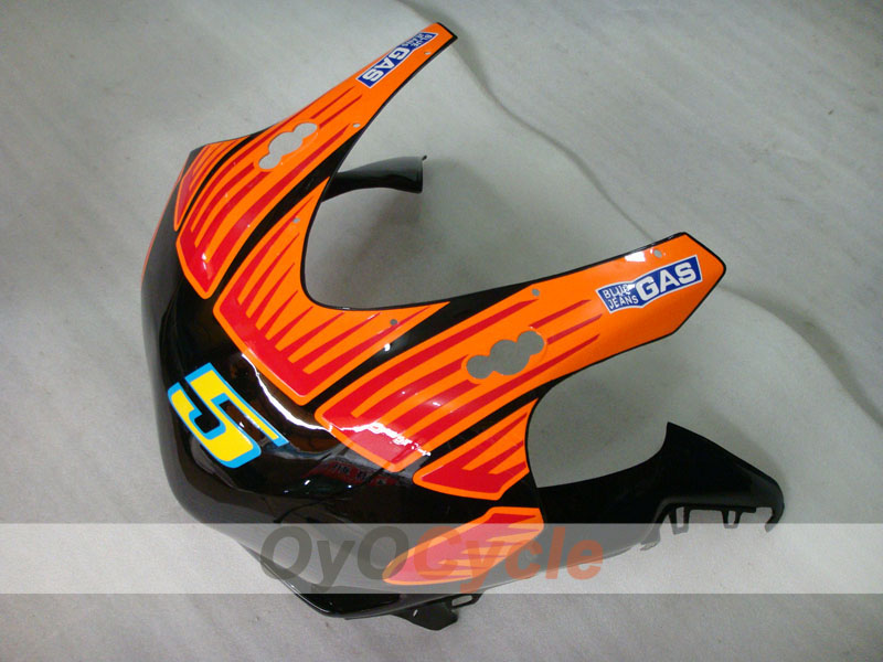 Kit de carénage injecté pour CBR1000RR 08-11 - Orange, noir - Rossi #OYO87900725