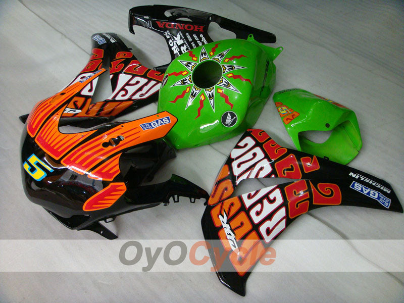 Kit de carénage injecté pour CBR1000RR 08-11 - Orange, noir - Rossi #OYO87900725