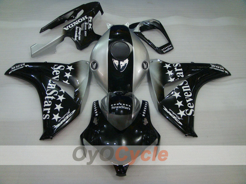 Kit de carénage injecté pour CBR1000RR 08-11 - Noir, argenté - SevenStars #OYO87900727 Image secondaire du produit