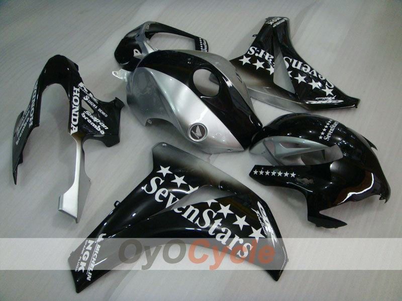 Kit de carénage injecté pour CBR1000RR 08-11 - Noir, argenté - SevenStars #OYO87900727 Image principale du produit