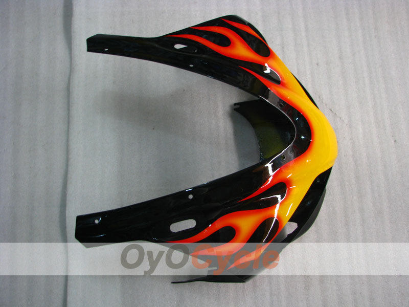 Kit de carénage à injection pour YZF-R1 98-99 - Jaune, Noir - Flame #OYO87900740