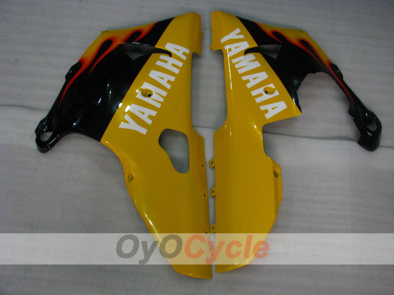 Kit de carénage à injection pour YZF-R1 98-99 - Jaune, Noir - Flame #OYO87900740