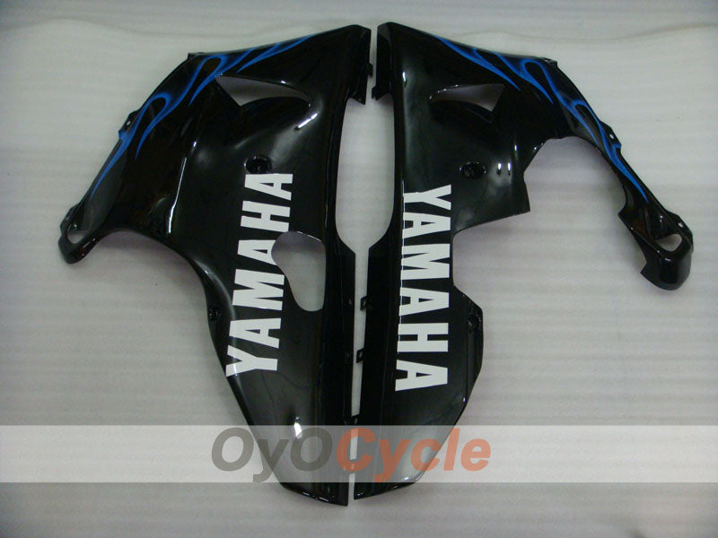 Kit de carénage à injection pour YZF-R1 98-99 - Bleu, Noir - Flame #OYO87900741