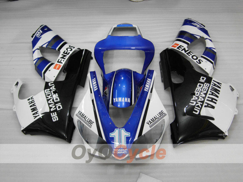 Kit de carénage à injection pour YZF-R1 98-99 - Blanc, Noir - Style d’origine #OYO87900746
