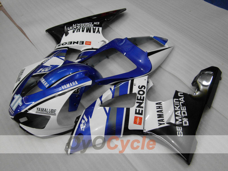 Kit de carénage à injection pour YZF-R1 98-99 - Blanc, Noir - Style d’origine #OYO87900746