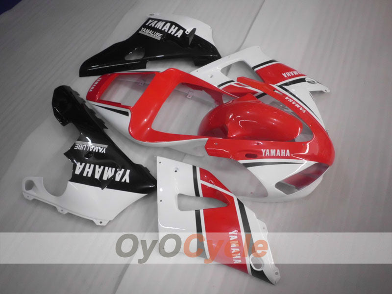 Kit de carénages moulés par injection pour YZF-R1 98-99 - Rouge, blanc - Style d'origine #OYO87900747