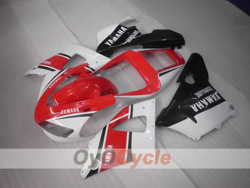 Kit de carénages moulés par injection pour YZF-R1 98-99 - Rouge, blanc - Style d'origine #OYO87900747