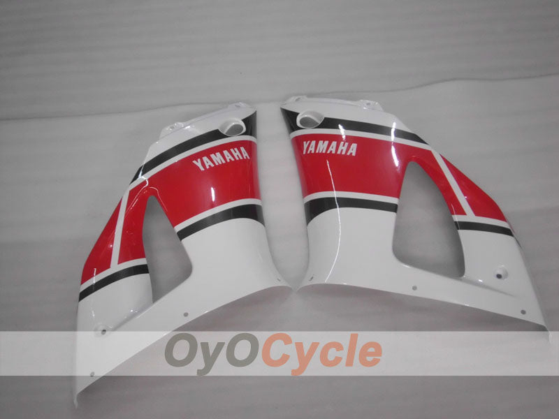 Kit de carénages moulés par injection pour YZF-R1 98-99 - Rouge, blanc - Style d'origine #OYO87900747