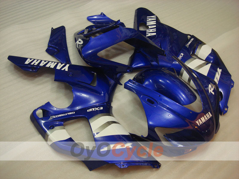 Kit de carénages moulés par injection pour YZF-R1 98-99 - Violet, blanc - Style d'origine #OYO87900754