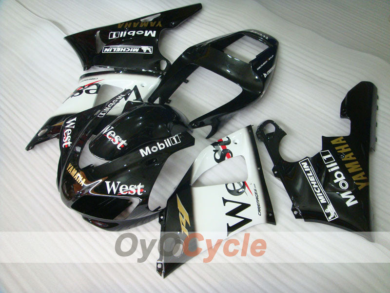 Kit de carénages moulés par injection pour YZF-R1 98-99 - Blanc, noir - West #OYO87900757 Image secondaire du produit