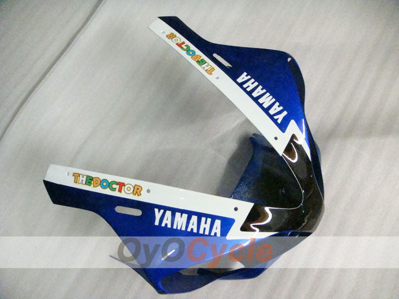 Kit de carénages injectés pour YZF-R1 00-01 - Bleu, blanc - FIAT, MOTUL #OYO87900760