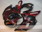 Kit de carénages injectés pour YZF-R1 00-01 - Rouge, noir - Flamme #OYO87900768