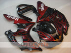 Kit de carénages injectés pour YZF-R1 00-01 - Rouge, noir - Flamme #OYO87900768