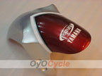 Kit de carénages injectés pour YZF-R1 00-01 - Rouge, argent - Fortuna #OYO87900769