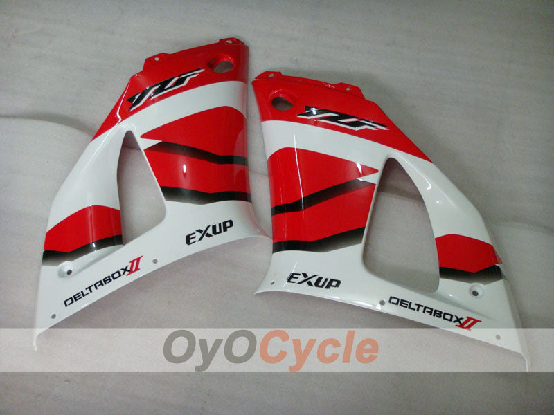Kit de carénages injectés pour YZF-R1 00-01 - Rouge, blanc - Style d'origine #OYO87900779
