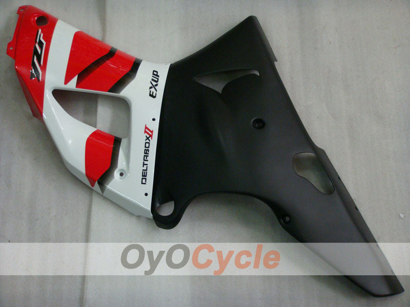 Kit de carénages injectés pour YZF-R1 00-01 - Rouge, blanc - Style d'origine #OYO87900779