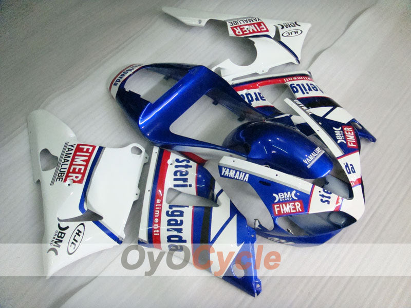 Kit de carénage à injection pour YZF-R1 00-01 - Bleu, blanc - Sterilgarda #OYO87900785