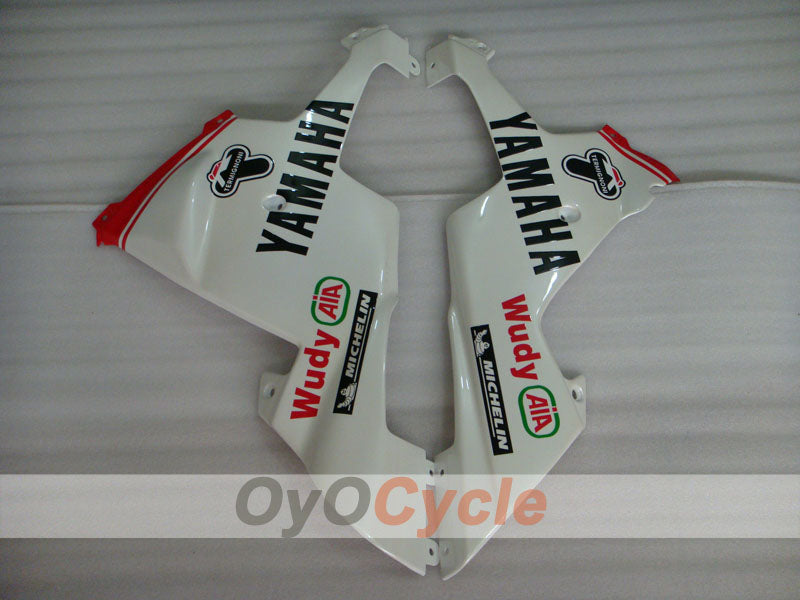 Kit de carénage à injection pour YZF-R1 02-03 - Rouge, blanc, mat - ABARTH #OYO87900786