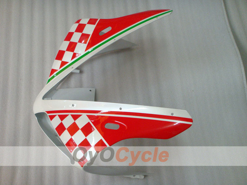 Kit de carénage à injection pour YZF-R1 02-03 - Rouge, blanc, mat - ABARTH #OYO87900786