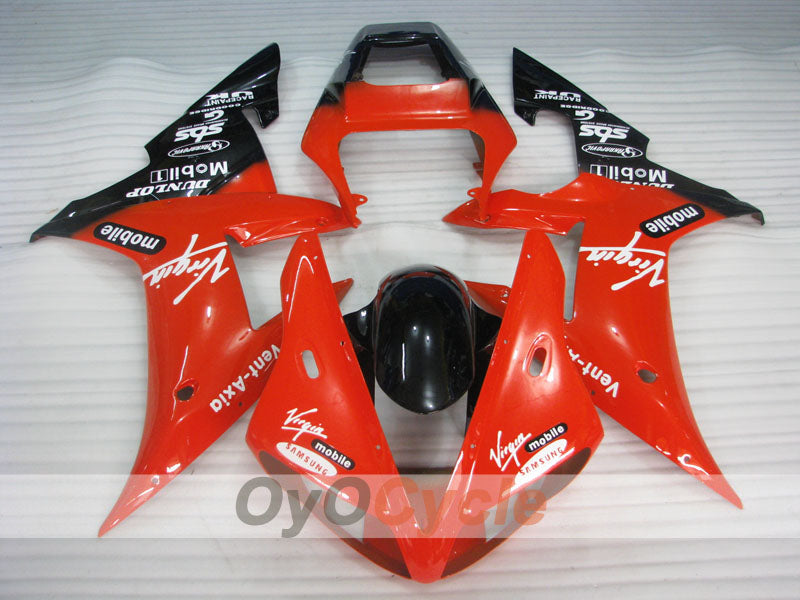 Kit de carénage à injection pour YZF-R1 02-03 - Rouge, noir - DUNLOP #OYO87900788